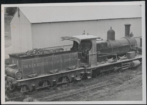 NSW Associated Blue Metal Quarries Ltd., locomotive no. 6. Prospect quarry 06.10.1947 [picture]