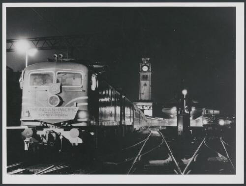 Westbound for Perth the inaugural "The Indian Pacific" leaves Sydney Terminal with locomotives- 2 x 46 class 1970 [picture]