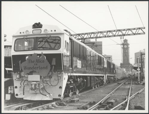 The first "The Alice", Sydney - locomotives 8610 and 86??, 1983 [picture]
