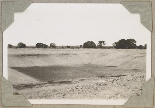 Dam built by Pastor Albrecht, between Hermannsburg and Finke Gorge, Northern Territory, ca. 1946 [picture]