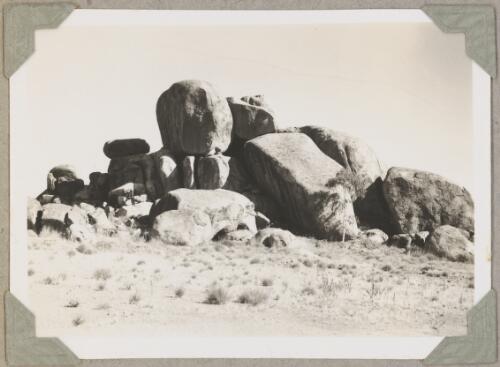 Rock formations of the Devils Marbles, Northern Territory, ca. 1946, 2 [picture]