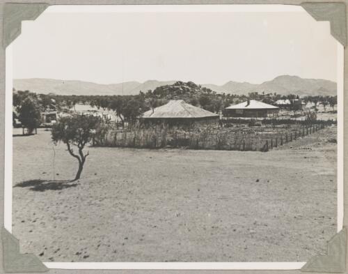 Looking north across Ernabella, Reverend Love's house in the foreground, South Australia, ca. 1946 [picture]