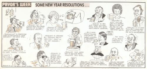 Some New Year resolutions [picture] / Pryor