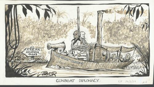 Gunboat diplomacy [Andrew Peacock, Peter Nixon] [picture] / Pryor