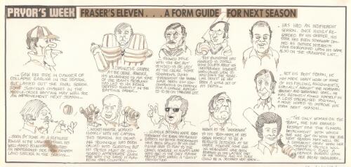 Fraser's eleven... a form guide for next season [picture] / Pryor