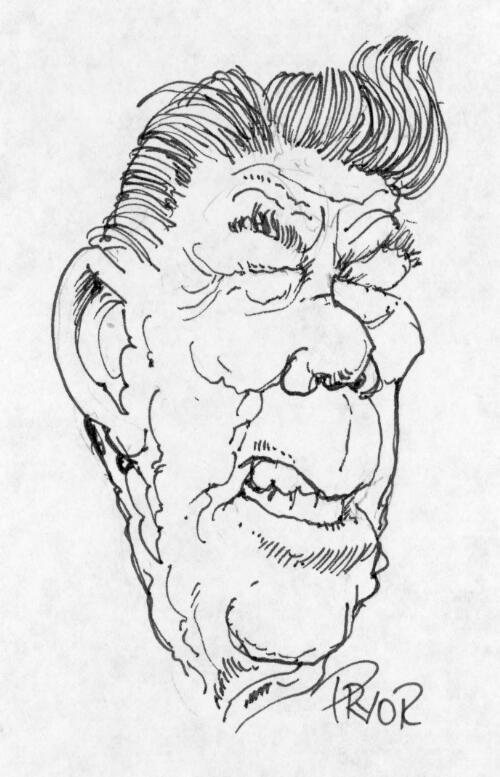 [Ronald Reagan's face] [picture] / Pryor