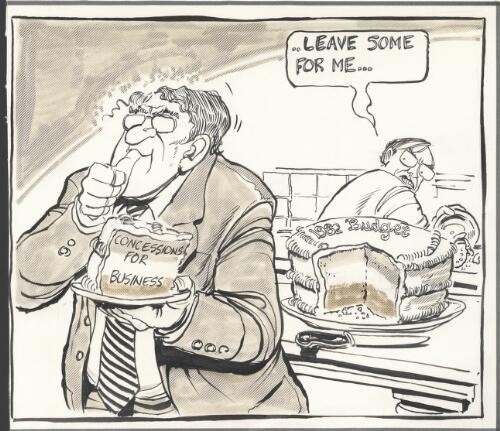 "Leave some for me" [John Howard, Malcolm Fraser] [picture] / Pryor