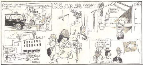 1988 and all that [Queen Elizabeth and BLF picket] [picture] / Pryor