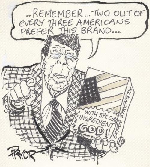 "Remember - two out of every three Americans prefer this brand - " [Ronald Reagan, US elections victory] [picture] / Pryor