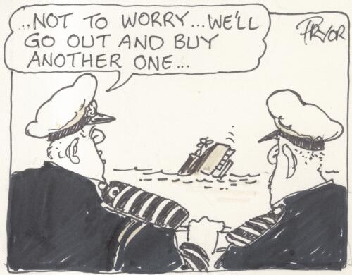 "Not to worry - we'll go out and buy another one" [picture] / Pryor
