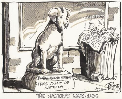 "The nation's watchdog" [picture] / Pryor