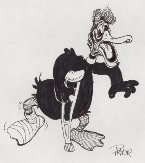 [Daffy Duck, old and injured] [picture] / Pryor