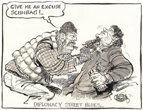 Diplomacy Street Blues - [Ronald Reagan] [picture] / Pryor