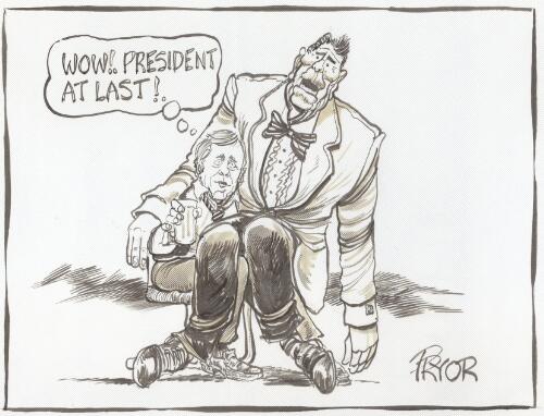 "Wow! President at last!" [picture] / Pryor