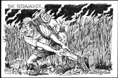 The bushwalker [Tim Fischer and Fightback] [picture] / Pryor
