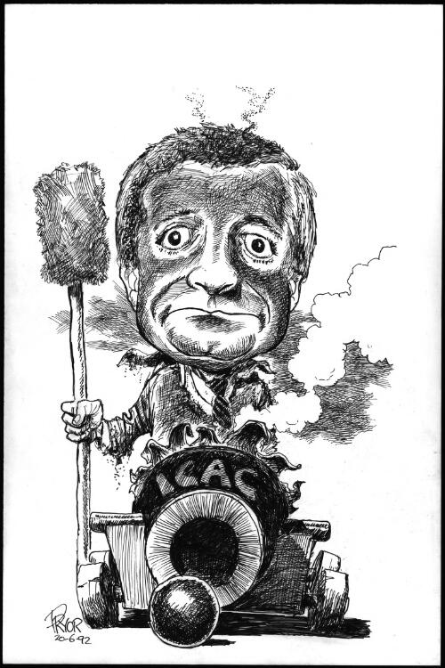 [Nick Greiner scorched by the ICAC cannon] [picture] / Pryor