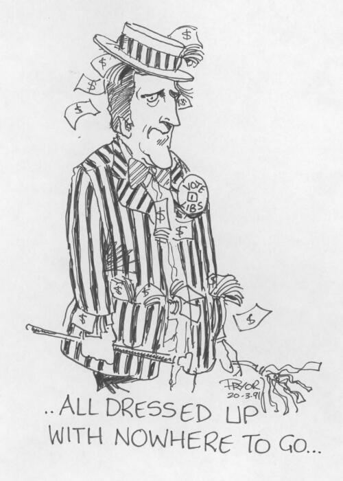 'All dressed up with nowhere to go' [John Hewson] [picture] / Pryor