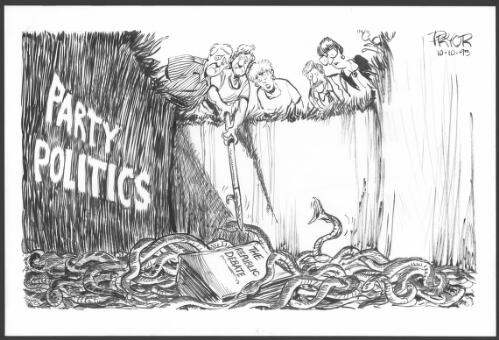[The Republic debate being retrieved from the snake pit of party politics] [picture] / Pryor