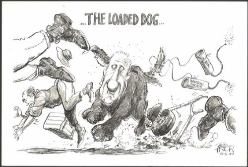 The loaded dog - the High Court Wik decision, and the Hanson factor, 1997 [picture] / Pryor