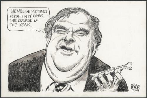 We will be putting flesh on it over the course of the year - Beazley holding a very small New Policy Direction bone, 1999 [picture] / Pryor
