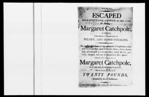 Papers of Margaret Catchpole (as filmed by the AJCP) [microform] : [M944] 1845-1965