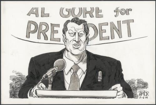 Al Gore for President, 1999 [picture] / Pryor