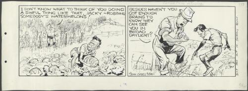 Wally and the Major [picture] : fatherly advice / Stan Cross