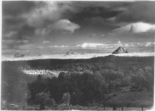 [Glass House Mountains, Queensland, 1] [picture] / [Frank Hurley]