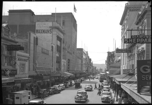 [Rundle Street looking east, Adelaide, South Australia] [picture] / [Frank Hurley]