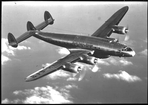 [A Qantas Empire Airways constellation airliner, 3] [picture] / [Frank Hurley]