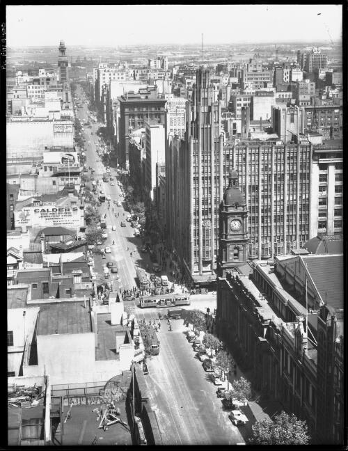 Collins street, Melbourne [picture] / [Frank Hurley]