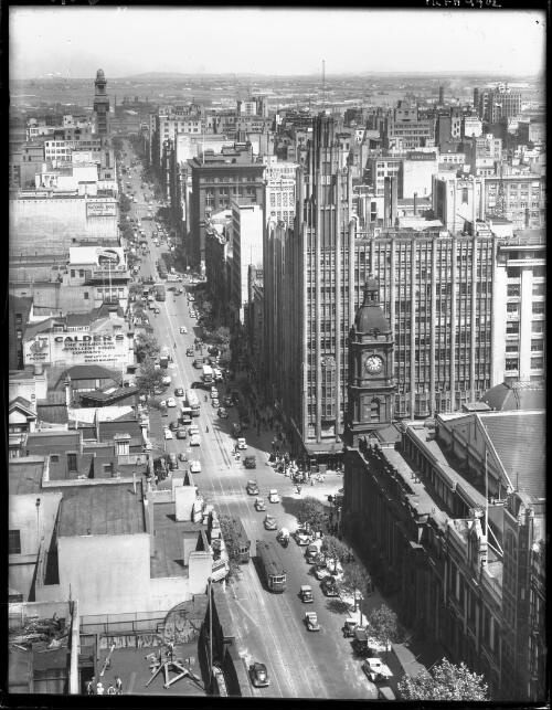 [Collins street, Melbourne] [picture] / [Frank Hurley]