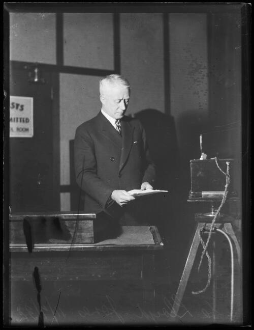 Sir Charles Lloyd Jones at his desk, New South Wales, 11 July 1932, 1 [picture]