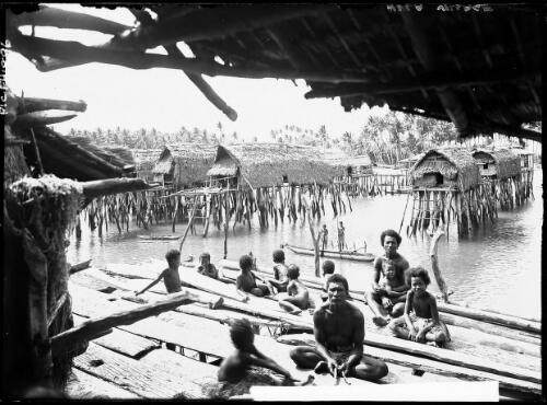 Hula Village [picture] : [Pearls and savages] / [Frank Hurley]