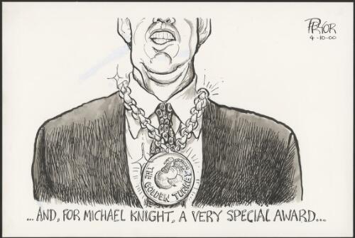 And, for Michael Knight, a very special award, 2000 [picture] / Pryor