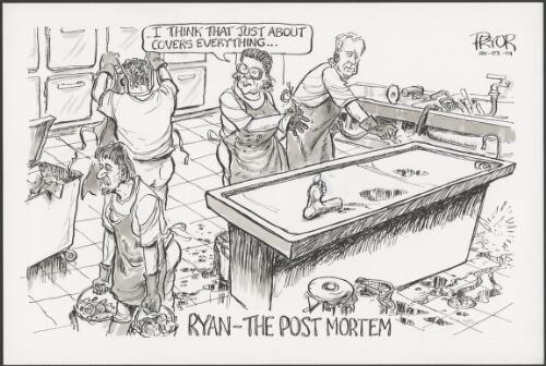 Ryan by-election - the post mortem, 2001 [picture] / Pryor