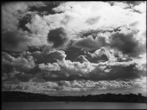 [Clouds over Sydney Harbour,  New South Wales, 3] [picture] / [Frank Hurley]