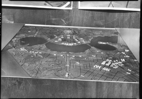 Plan of the Civic Centre, Canberra [picture] / Frank Hurley
