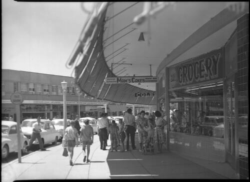 [Garema Place shopping centre, Canberra] [picture] / [Frank Hurley]