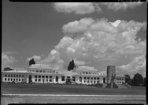 [Parliament House, Canberra, 1938-1950s] [picture] : [Canberra, Australian Capital Territory] / [Frank Hurley]
