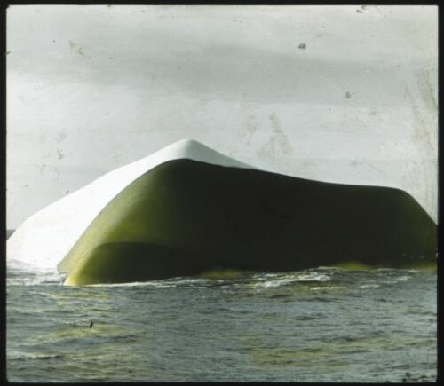 [Wave-worn iceberg discoloured by grit and sand, Banzare, 1929-1931] [picture] : [Antarctica] / [Frank Hurley]