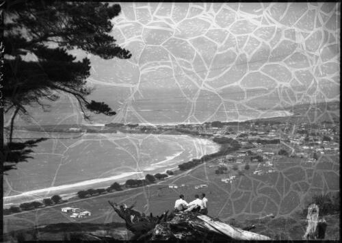 Apollo Bay from Mariners Lookout, Great Ocean Rd., Victoria [picture] : [Apollo Bay, Victoria] / [Frank Hurley]