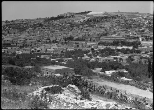 View in Nazareth [picture] / [Frank Hurley]