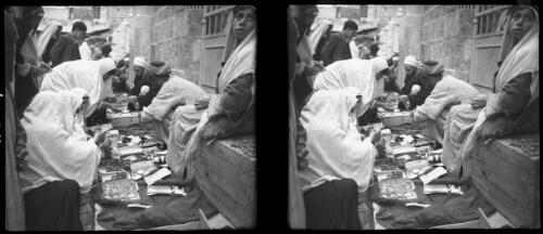 Glimpses in the Old City Jerusalem [bazaar] [picture] / [Frank Hurley]
