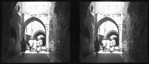 Zion Gate Jerusalem [?] [picture] / [Frank Hurley]