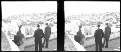 Scenes in Jerusalem [looking down on the town] [picture] / [Frank Hurley]