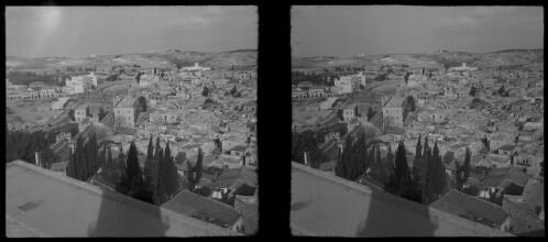 Scenes in Jerusalem [high view of the town] [picture] / [Frank Hurley]
