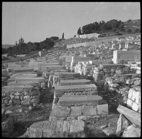 Miscellaneous scenes, Jerusalem, mostly in valley of Kedron [picture] / [Frank Hurley]