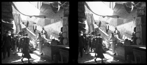 In the Suk, Jerusalem [picture] / [Frank Hurley]