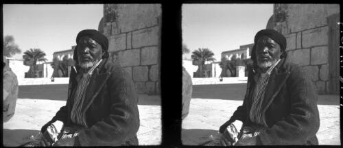 Jerusalem [seated male figure, ca. 1940-1945] [picture] / [Frank Hurley]